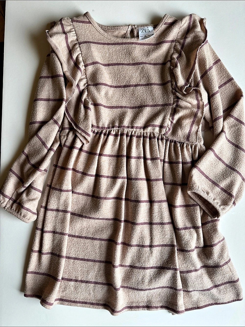 Zara Girls Striped Dress Size 6